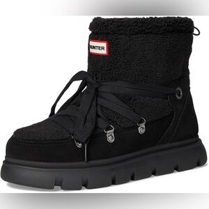 Hunter Women's Black Winter Boots
